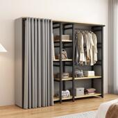 简易衣柜用卧室防金属尘挂衣组合加厚出租家Y01屋结实耐柜用收纳