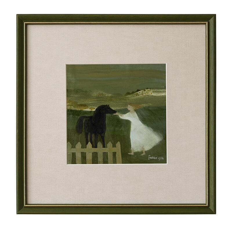 画以梦为马高档壁欧式客厅装画DY773661餐厅玄关饰复古挂轻奢画