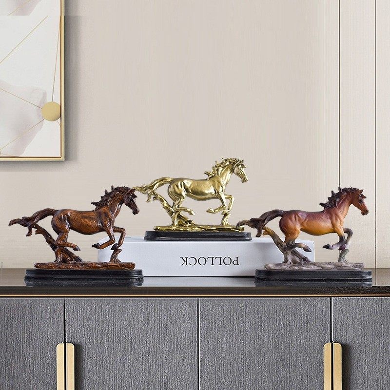 搬新家必的备的摆件玄关寓意好的摆件马雕像轻奢家居小骏马客厅玄,家居饰品,装饰摆件,淘宝优惠券,粉丝福利购,淘宝优惠卷