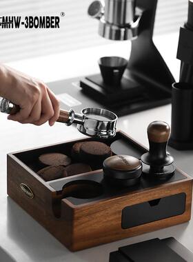 MHW-3BOMBER轰炸机多功能咖啡敲渣盒 手柄支架家用咖啡吧台压粉座