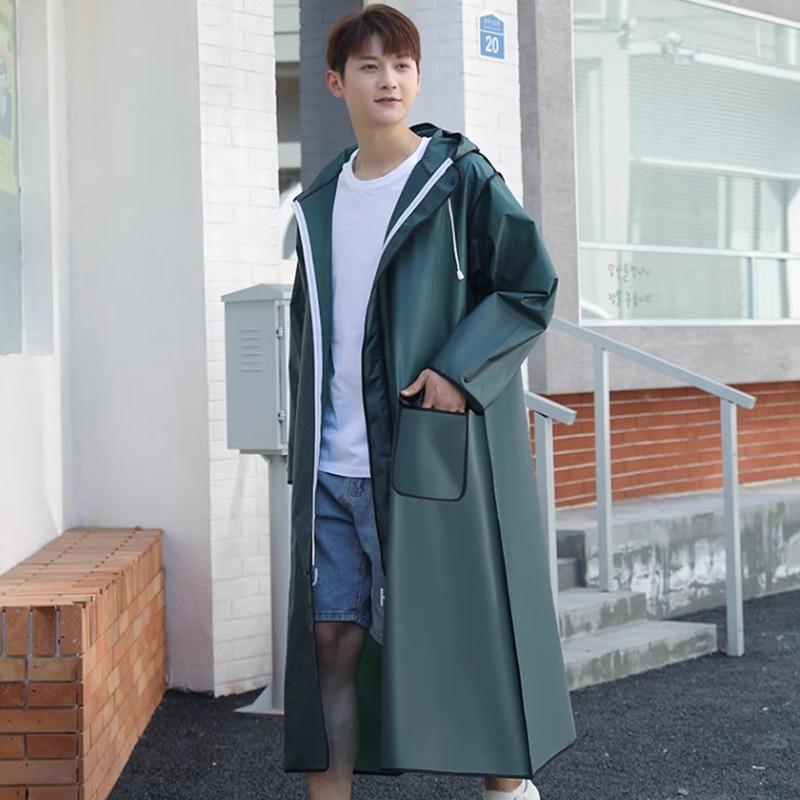 电瓶车雨衣长款全身连体成人雨衣