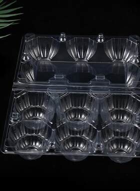 6鸡枚e装透明pt吸塑蛋包装包盒 透明一IXA次性鸡蛋装盒