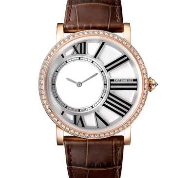 [9.8新]卡地亚伦敦系列神秘时间公价57万手动机械男表HPI00635