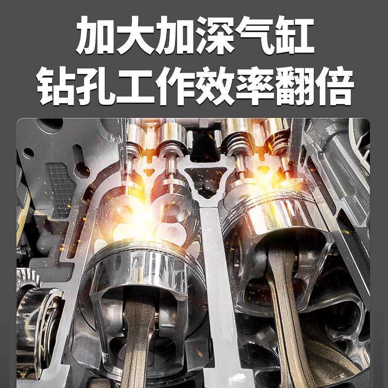四冲程光伏支架打对穿打孔机器专业高精度易携带大功率汽油钻孔机