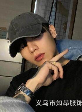 Retro baseball cap men women hat n caps hats做旧棒球帽