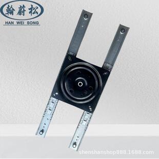 岛台TWI 间旋转岛台省空可伸缩平移五金配可件隐形便捷导轨餐台式