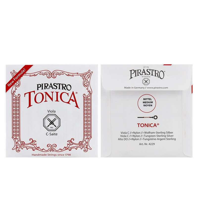 德国进口Pirastro托尼卡TONICA小提琴琴弦尼龙演奏级g/d/a/44单弦
