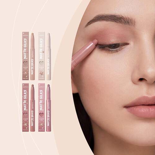Zephoco Matte Smooth Eyeshadow Stick Series: Matte finish, v