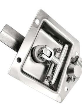 MS858不锈钢面板锁 集装箱T型转舌盒锁厢式房车锁特种设备机械锁