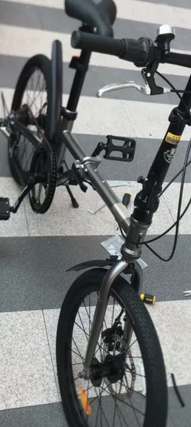 Складной велосипед Forever 16/20 дюймов, Shimano 7 скоростей, дисковые тормоза, городской photo review