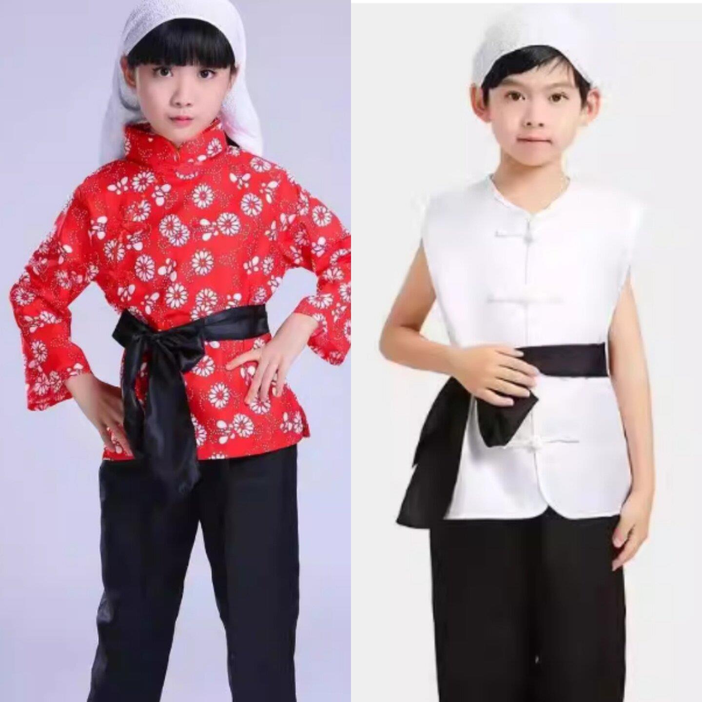 小英雄雨来演出服闪闪的红星鸡毛信农民村姑潘冬子海娃王二小儿童