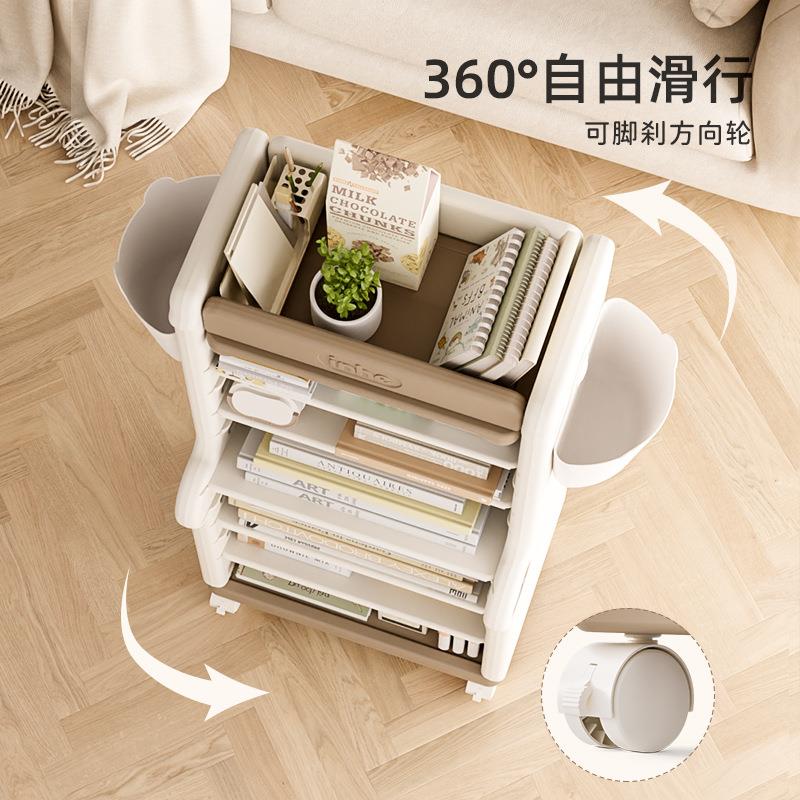 英禾书架桌面绘本架子侧边可移落动纳收纳家用地IKN架收整理置物