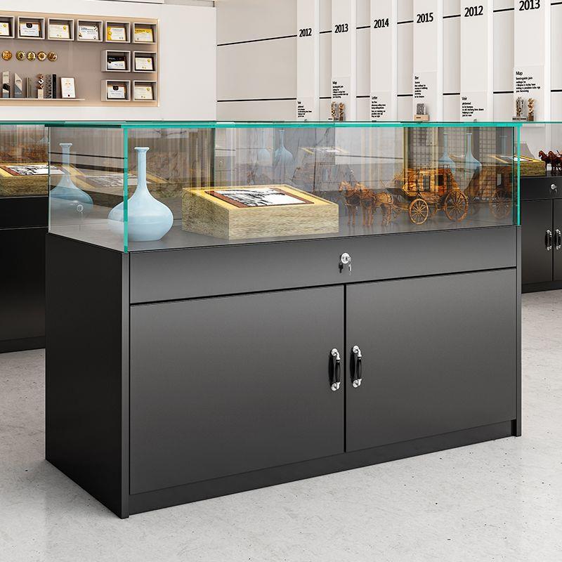 珠宝展示柜玻璃首饰柜样品饰品柜台直播间展销柜博卫花中国大陆