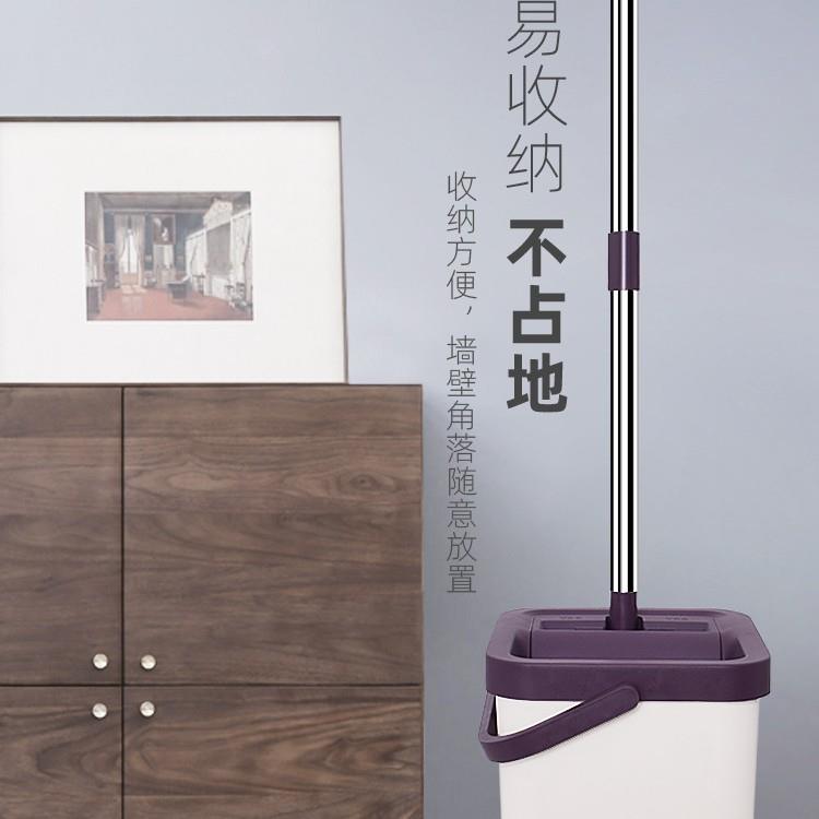 拖把家用一拖净2025新款免手洗托布拖地神器墩布不锈钢旋转平板拖