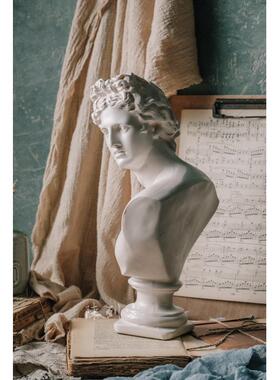 新款美式覆厅古神摆件摆男设别墅装饰风格家居客咖啡厅装饰品雕摆