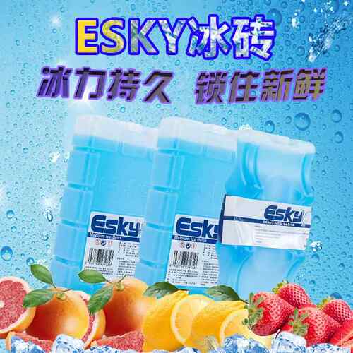 Esky保温箱冰砖超长保冷空调扇冰板冰块 高效能无需注水冰盒冰袋