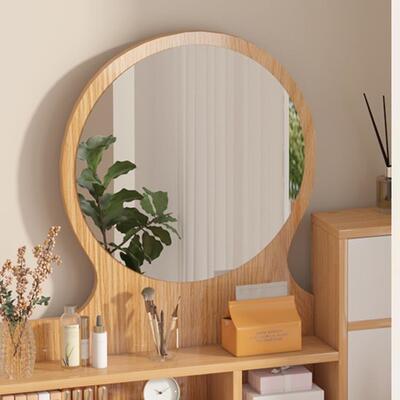 收梳妆台女卧室网红孩妆台小户NKI型卧室现代化带灯轻奢纳柜一体