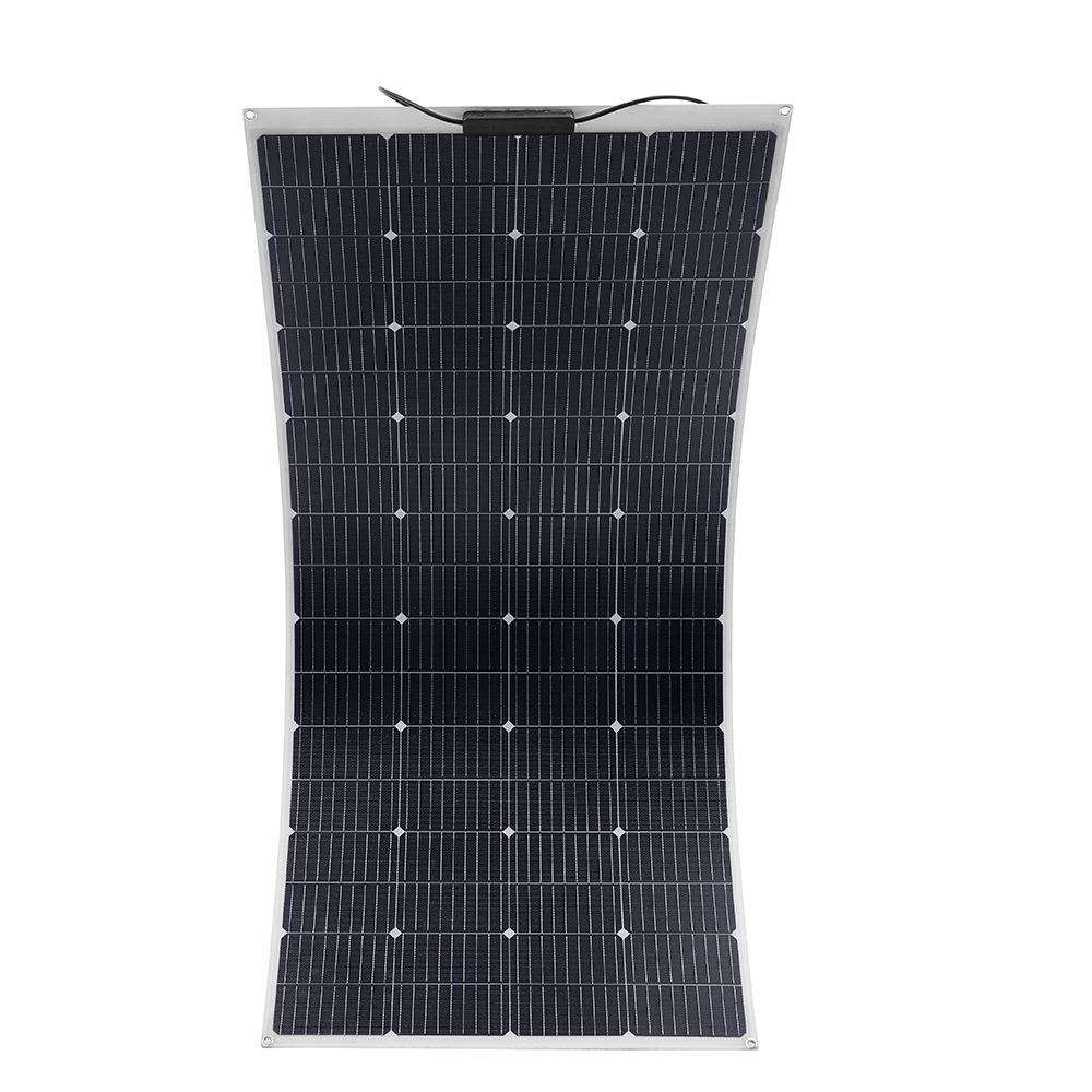 200w轻薄防裂片太阳能柔性光伏组件12v系统房车船顶太阳能电池板