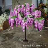 桌树米花树可拆卸花树仿真桌婚庆树紫藤5仿真外贸仿真豆瓣外贸.1