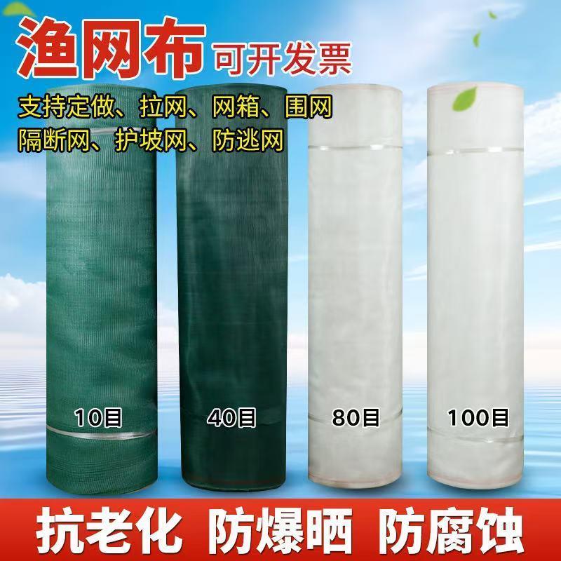 渔网布养鱼养鸡网防鸟网密网鱼塘护坡围网牛蛙青蛙防逃鱼网布加厚