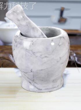 捣蒜器石臼泥神器头石蒜捣HKO器压蒜器带盖擂蒜钵蒜蓉手动家用蒜