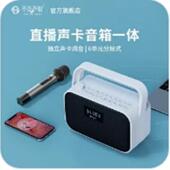 不见不散声卡功放一体机音响麦克风话筒户外K歌广场舞便携式 小型A