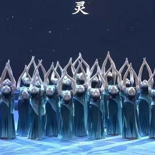 水之灵舞蹈服新款傣族儿童演出服装孔雀舞表演服饰鱼尾裙练习裙子