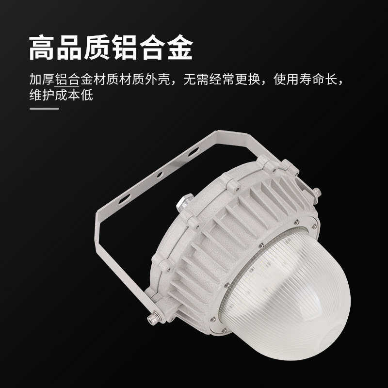 led防腐平台三防灯工业照明灯 防水尘弯杆壁式100W防爆灯厂房仓库