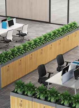 办公室木质sx-23文件柜多能隔功断料矮柜现代简约档花案柜槽一体