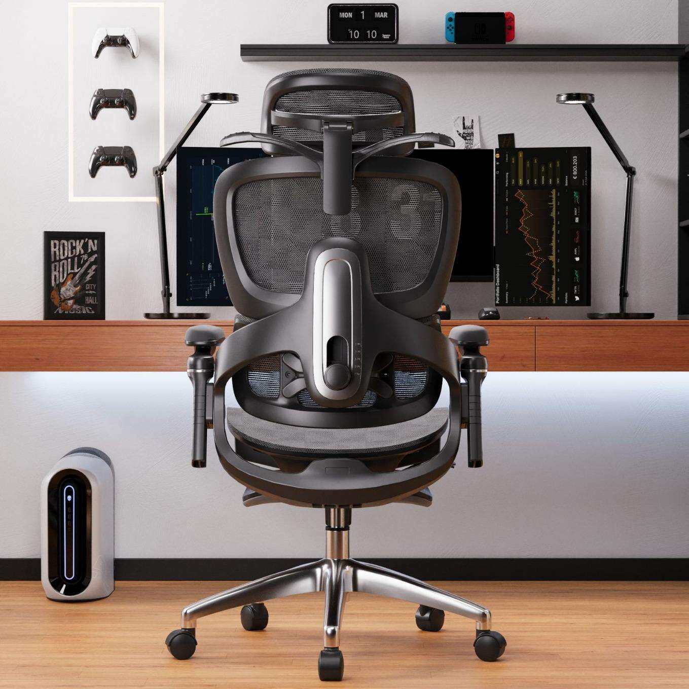 人体工学椅办公椅电脑椅子久坐不累电竞椅家用舒适老板椅可躺升降