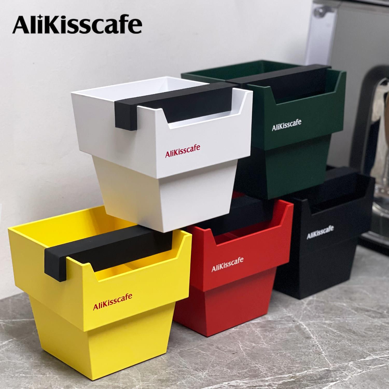 AliKisscafe咖啡敲渣桶渣盒敲粉盒咖啡渣收纳桶家用意式吧台配件