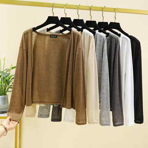 Thin style air conditioning shirt for women, summer style