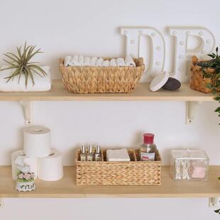 Water Hyacinth Storage Baskets for table 水葫芦草手工编织筐