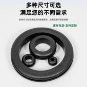 631面护线橡胶圈耐高出温双环保护线加高槽圈圆形线环密封圈护线