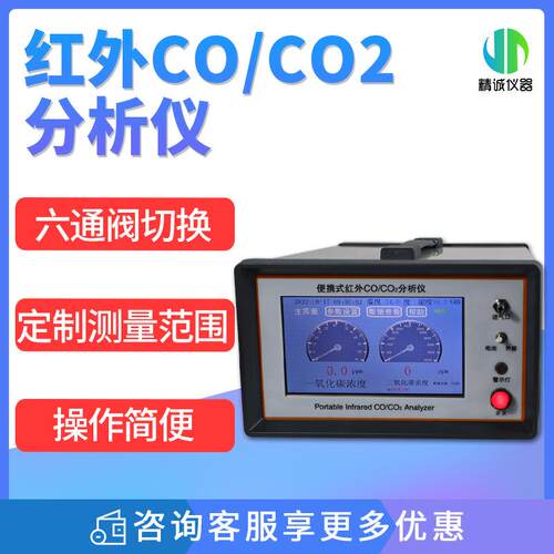 红外CO/CO2分析仪 HJ965-2018便携式 不分光红外法非分散红外法