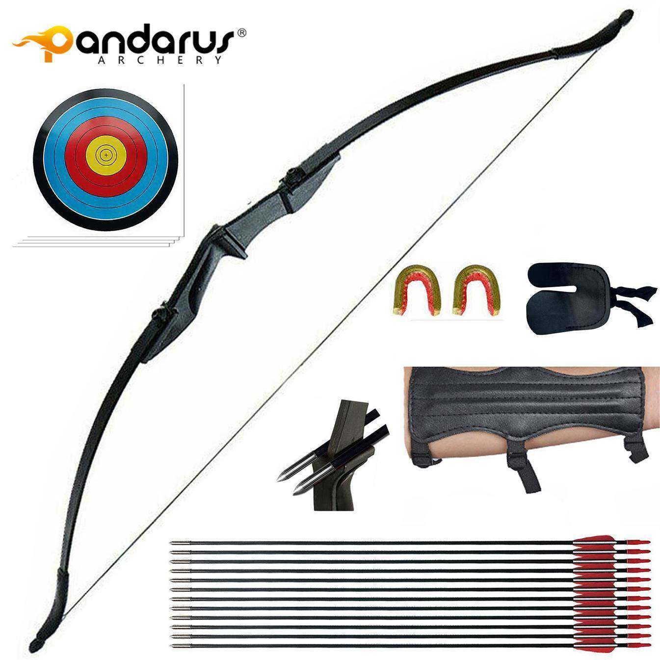 潘神CS反曲弓左右手通用反曲弓弓箭简易弓双箭台弓箭箭支