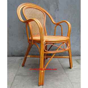 家居沙发椅 2I天然休闲藤椅家用电脑椅酒店餐椅办公椅子职员椅时尚