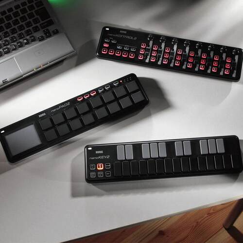 音NanorKontl2/Key2/Poad2便AID携MI科DI控制器电音打击垫