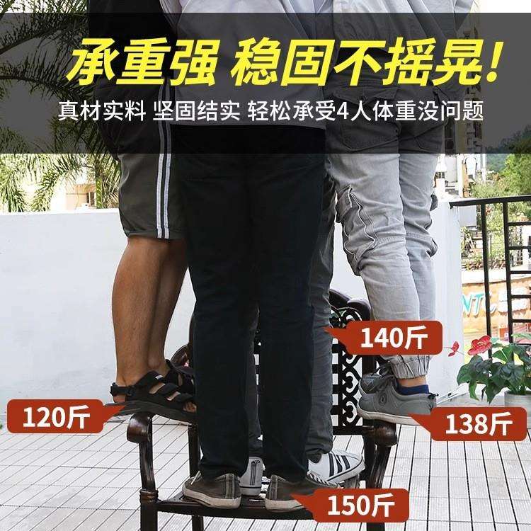 户外桌椅铸铝组合庭院花园露天外摆防水防晒铁艺室外休闲桌椅套装