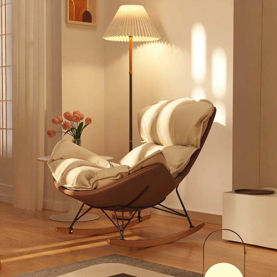 摇摇椅躺椅成人大人懒人沙发客厅阳台逍遥家用单人休闲龙虾蜗牛椅