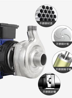 厂家直销WBZ泵S防304不锈钢小型自吸泵耐腐蚀爆心家离用982增压泵