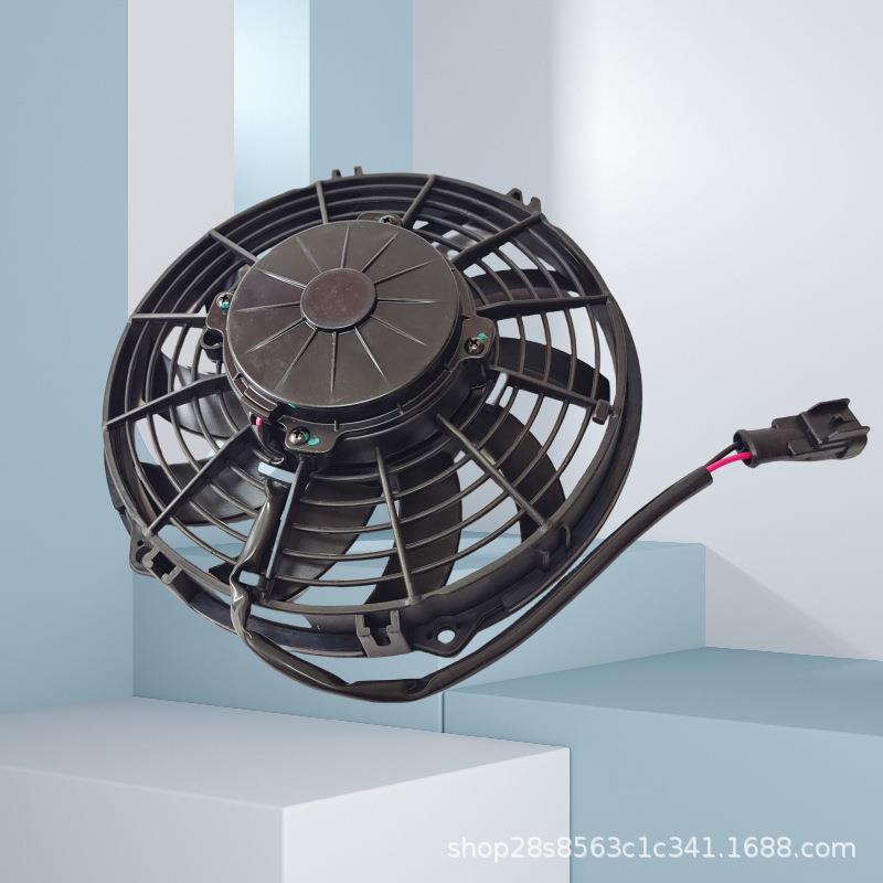 冷藏车轴流电子扇直流马达散热风扇DC12V24V9寸Va02-Bp70/Ll-40A