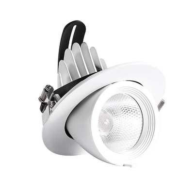 高显色象鼻灯服装店专用可调角度led嵌入式天花筒灯4500k店铺商用