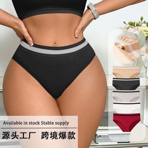Womens Bikini Underwear Waisted Seamless Panties Cut Tagless