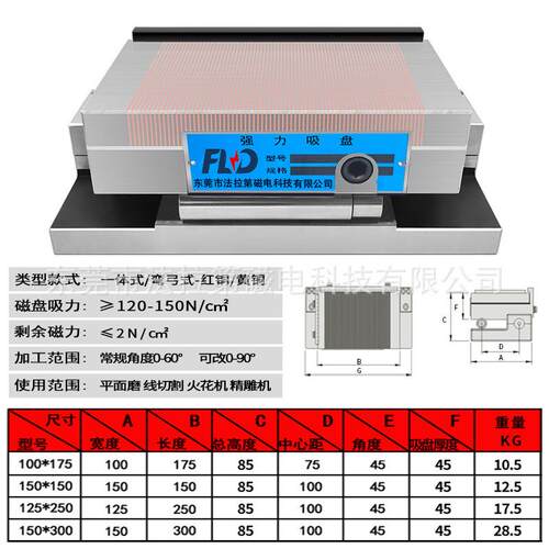 高精强磨磁床一体磁正弦磁火花机斜度盘角度可弯弓正弦调盘线切割