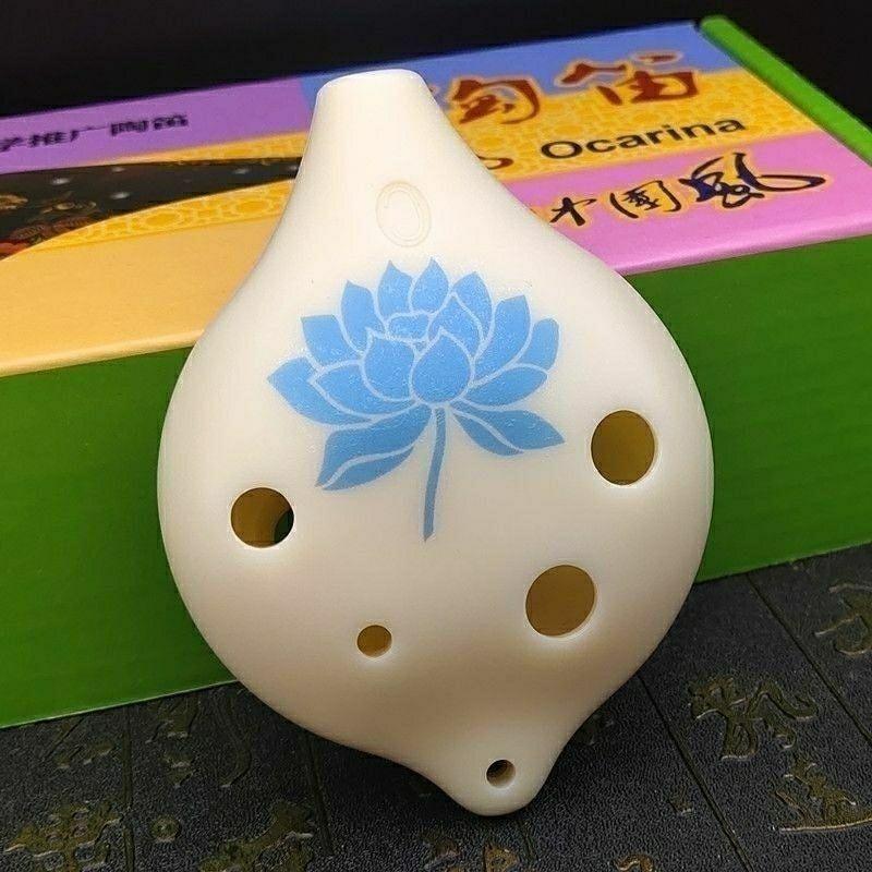 高档生脂防摔6孔陶中音C调塑胶树AC初学学塑料六孔笛送配件包邮乐