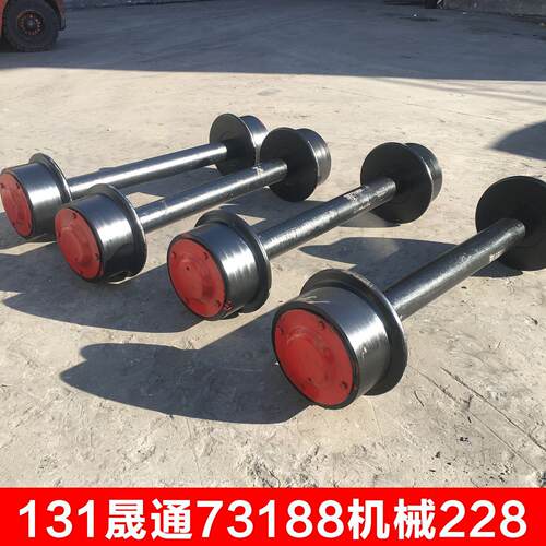 煤矿用300矿车轮对600轨距矿车轮对空心铸铁矿车轮对厂家