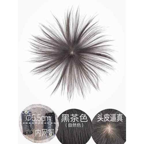 正品发片递针补发块小假面遮发增发量补白发顶隐形全手织女积士补