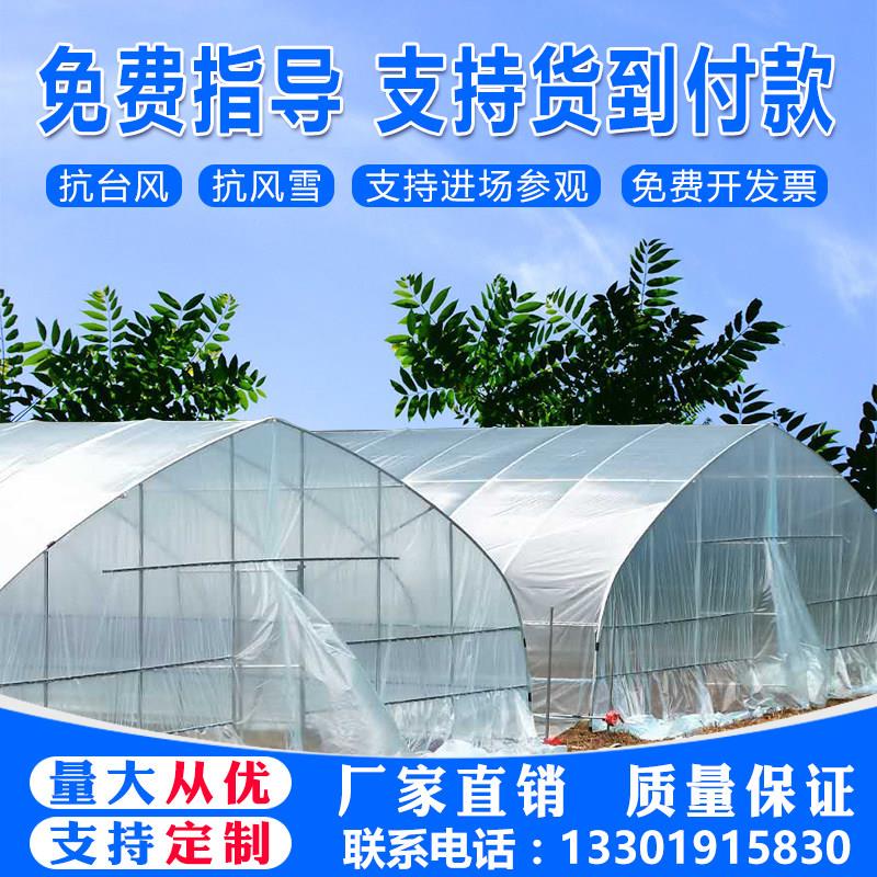 625/825蔬菜钢管大棚骨架全套温室农业养殖塑料草莓大棚骨架弧形