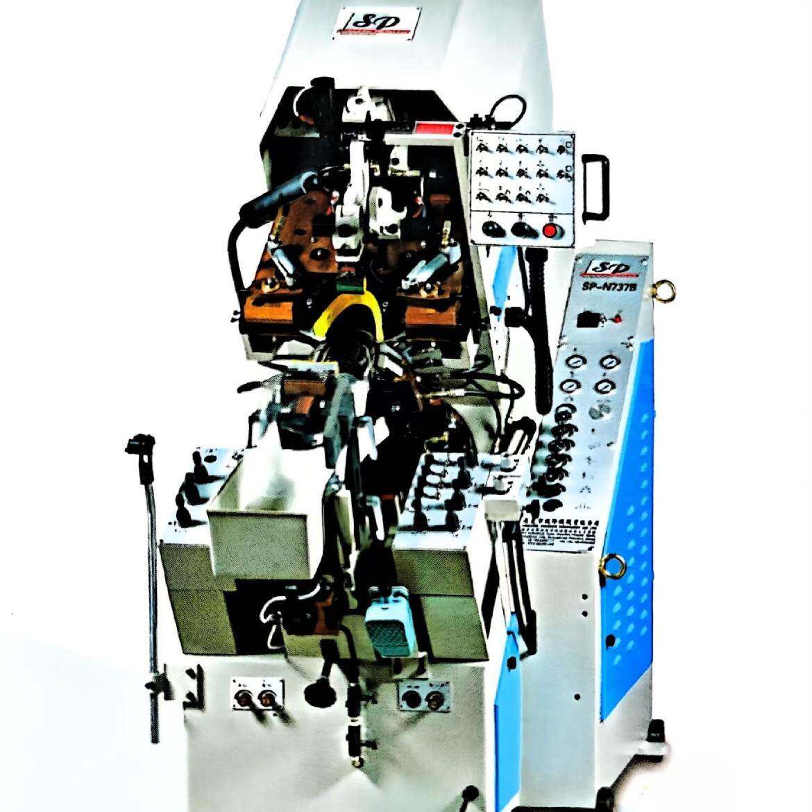 电脑控制上胶制鞋前帮机油压二手九爪鞋帮拉帮机诚锋SP-N737MA